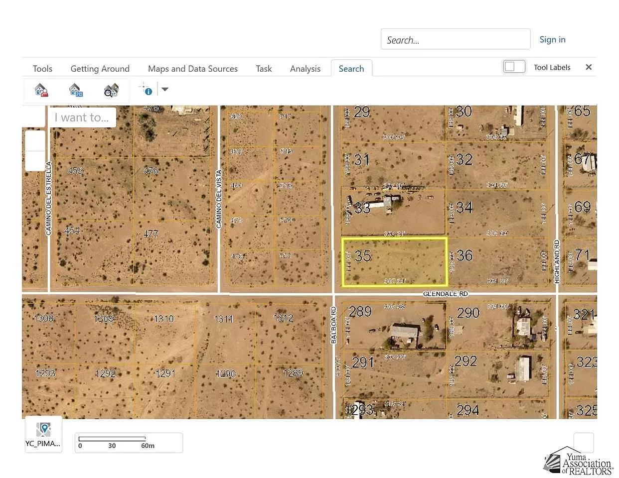 1.01 ACRE IN DATELAND, ARIZONA ON BALBOA RD WITH POWER AND ROAD NEAR I-8 photo 2